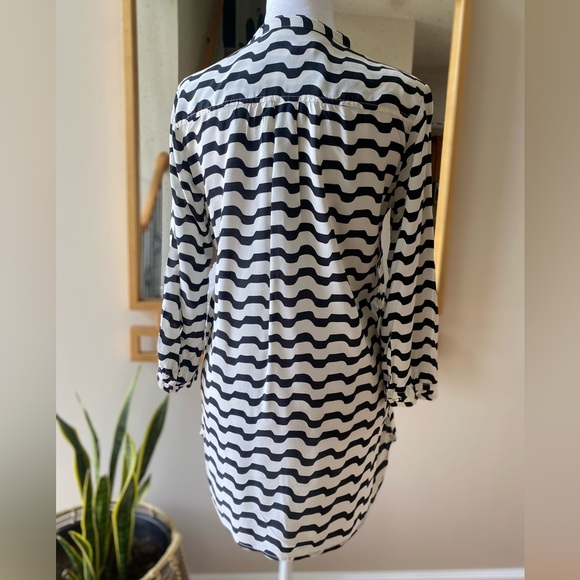 Isabella Sinclair Swizzle Striped Drawstring Tunic Women’s Size XS - Picture 3 of 12